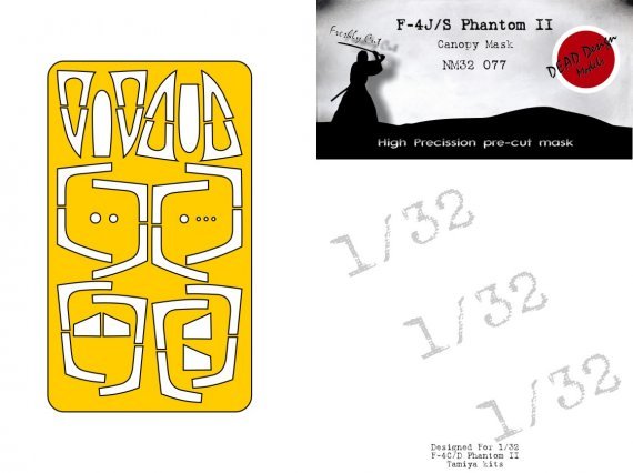 1/32 McDonnell F-4J/S Phantom II mask for Tamiya