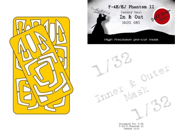 1/32 McDonnell F-4E/EJ Phantom II inside and outside for Tamiya