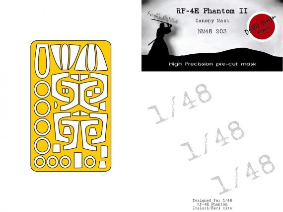 1/48 McDonnell RF-4E Phantom II mask for Esci and Italeri