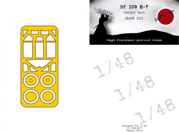 Dead Design Models Masques Bf-109E-7 1/48
