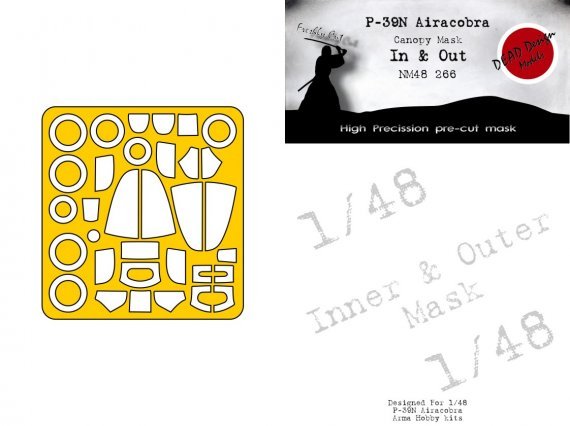 1/48 Bell P-39N Airacobra mask for Arma Hobby