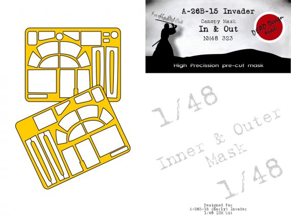 Dead Design Models Masque A-26B-15 Invader 1/48