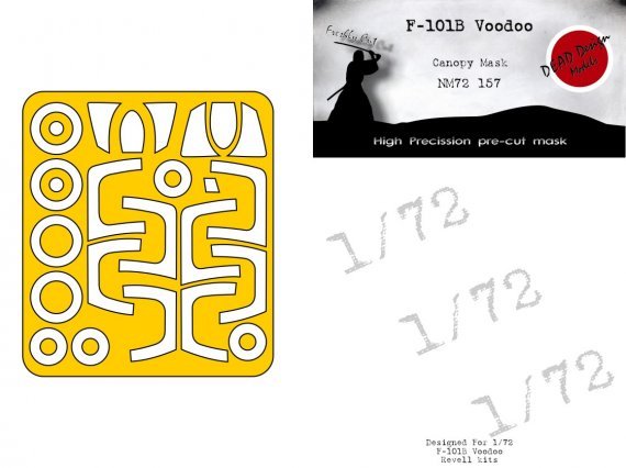 1/72 McDonnell RF-101B Voodoo mask for Revell masks