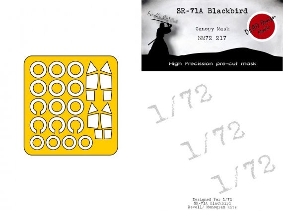 1/72 Lockheed SR-71A Blackbird mask for Monogram