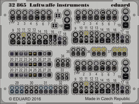 SET 1/32 Luftwaffe instruments