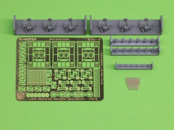 1/350 USN 40 mm/56 Bofors twin mount version 2