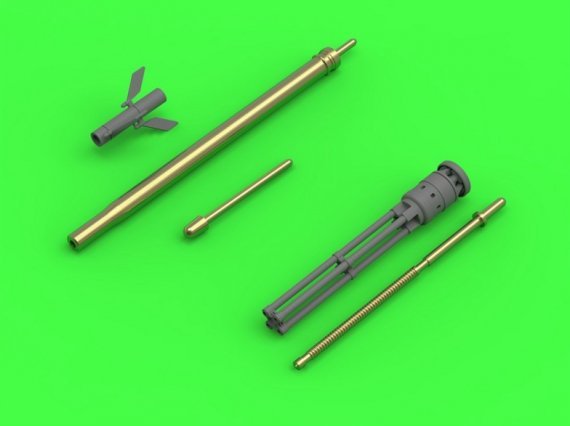 1/48 Mi-24 Hind D/E JakB-12.7mm MG barrel & probe