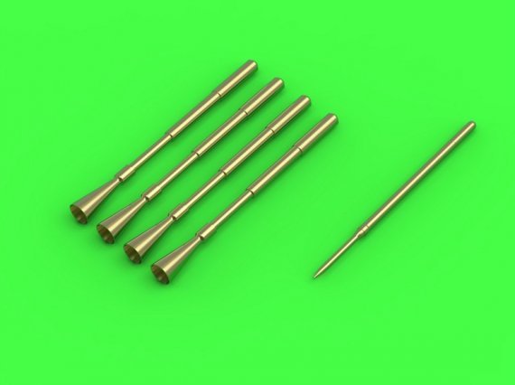 1/48 A-1 Skyraider 20mm can.barrel with flash hiders