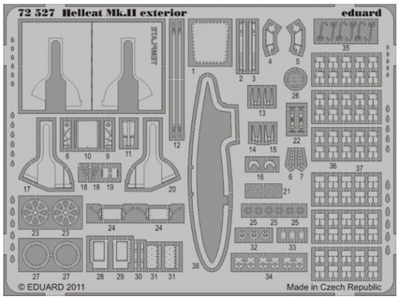 1/72 Hellcat Mk.II exterior (EDU)