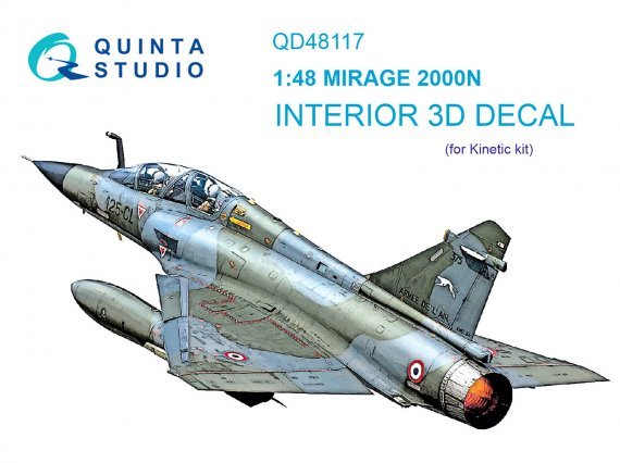1/48 Mirage 2000N 3D-Print & color Interior