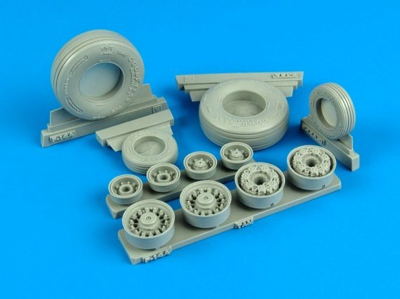 1/32 F-14A Tomcat weighted wheels (TAM)