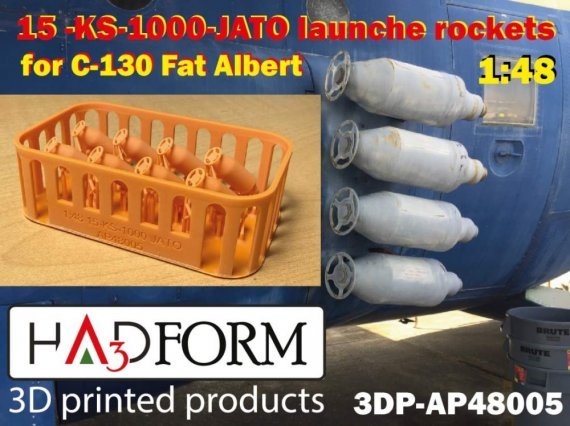 1/48 JATO launcher for C-130 Fat Albert
