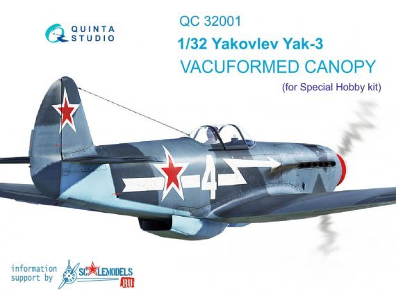 1/32 Vacu canopy for Yak-3