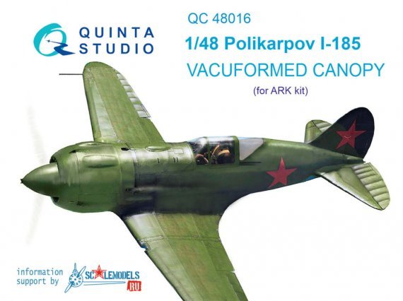 1/48 Vacu canopy for Polikarpov I-185