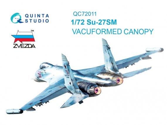 1/72 Vacu canopy for Su-27SM