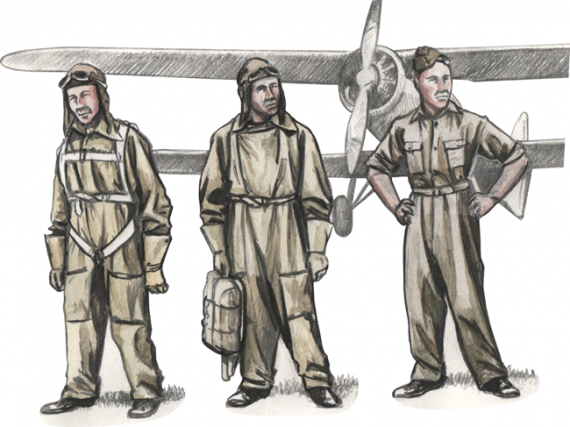 1/72 Czechoslovak pre-WWII Pilots