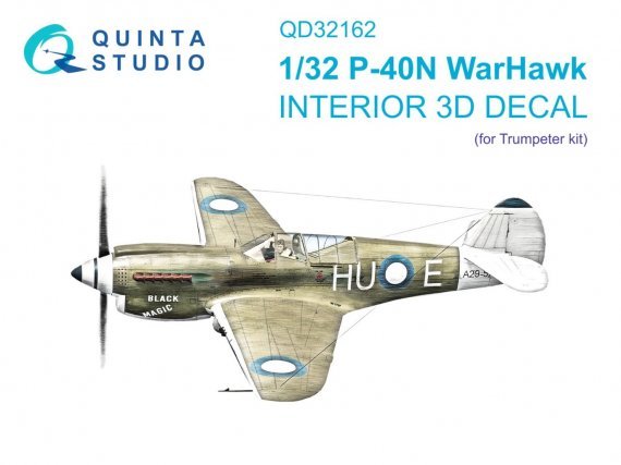 1/32 P-40N Warhawk Interior for Trumpeter