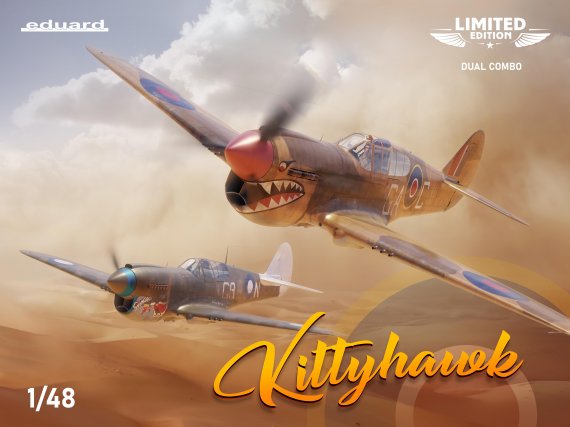 Eduard EDU11187 Curtiss Kittyhawk Dual Combo 1/48