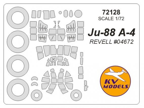 1/72 Junkers Ju-88 A-4 + wheels masks