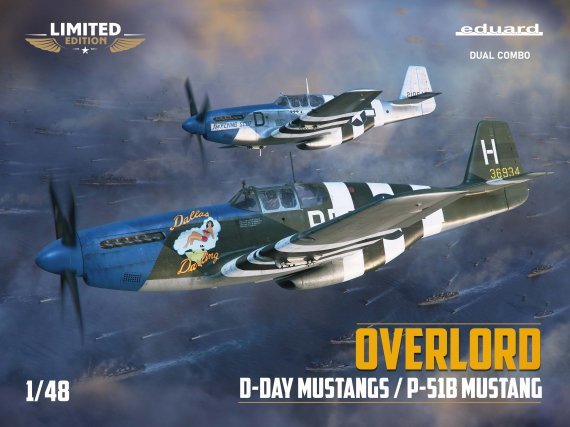 OVERLORD D-Day Mustangs P-51B dual Combo 1/48