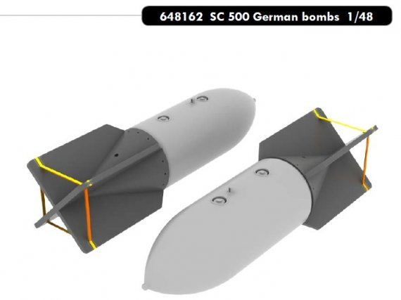 BRASSIN 1/48 SC 500 German bombs