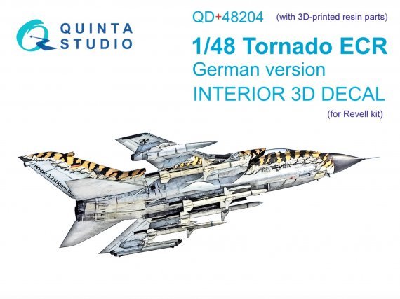 1/48 Panavia Tornado Ecr German with resin part for Revell