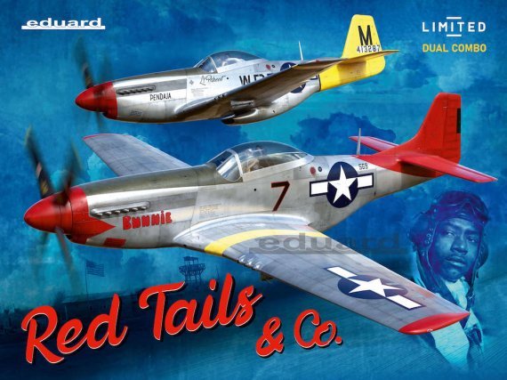 1/48 P-51 Red tails & Co. dual combo
