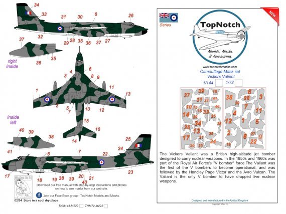 1/72 Vickers Valiant Mk.1 for Airfix
