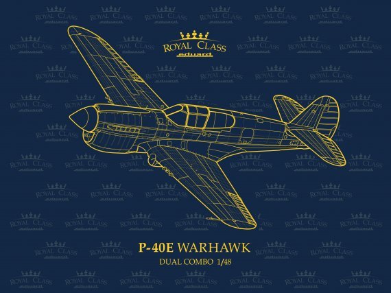 1/48 P-40E Warhawk DUAL COMBO (ROYAL CLASS)