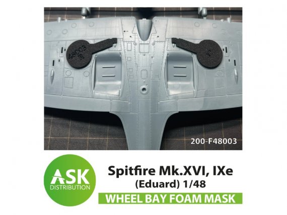1/48 Supermarine Spitfire Mk.XVI, Mk.IXe Foam flexible mask