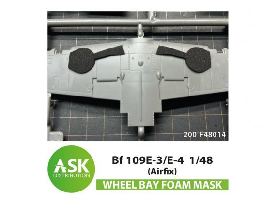 Art Scale Masques Souple Trains Bf-109E 1/48