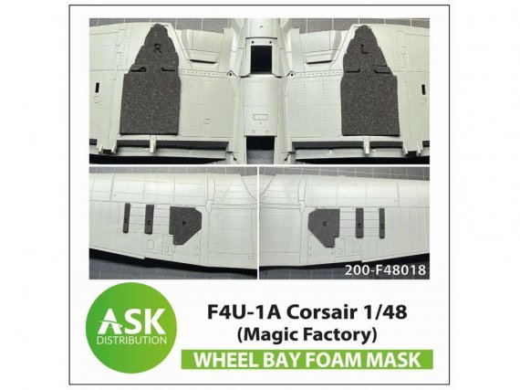 Art Scale Masques Baies Roues F4U-1A Corsair 1/48
