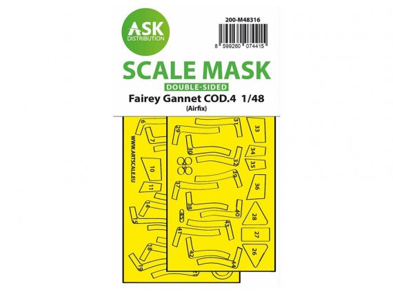 Art Scale Masque Canopy Fairey Gannet COD.4 1/48