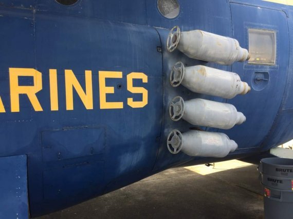 1/48 Jato launchers for the Lockheed KC-130F Hercules Fat Albert