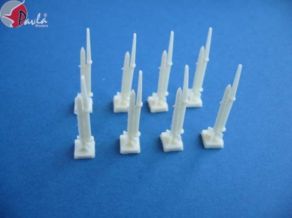 1/72 British rocket projectile 25 lb SAP HE head