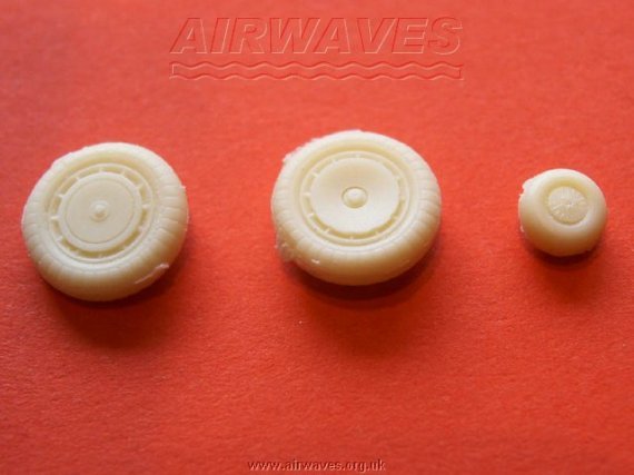 1/72 Focke-Wulf Fw-190 main and tail wheels