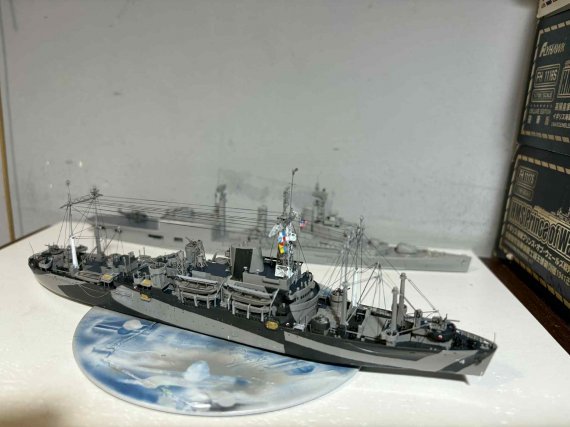 AJM Models Maquette USS Ancon 1944-45 1/700