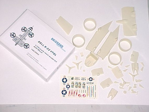 1/72 Bell X-22 Tilting ducts Vtol experiment