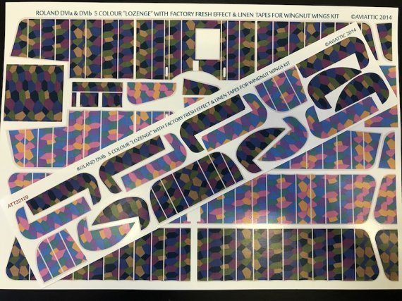 1/32 Roland D.VIb 5 colour lozenge with factory fresh effect