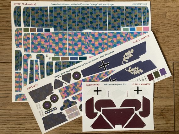 1/32 Fokker D.VII Jasta 65 Oak branch Ltn. Weisshaar