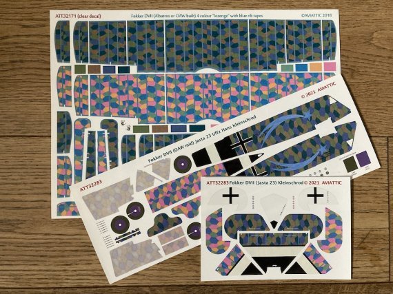 1/32 Fokker D.VII Jasta 23 Blue comet Uffz. Hans Kleinnschrod