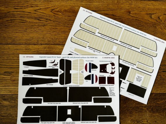 1/32 Sopwith Camel F.I PC12 dark, aged Cdl and plywood surfaces