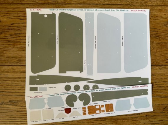 1/32 Fokker E.III Austro-Hungarian service, re-painted dark gree