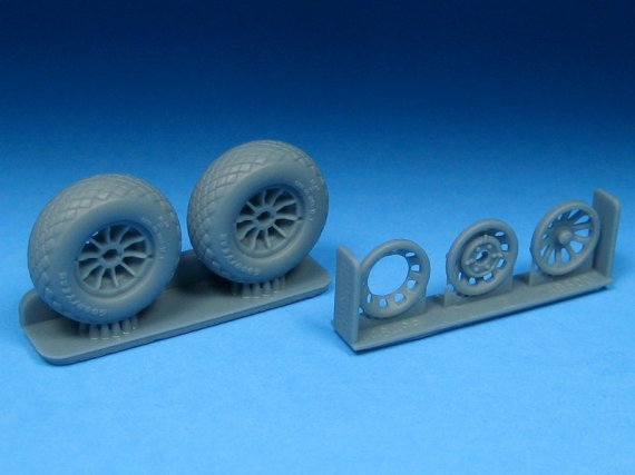 1/48 North-American P-51B/P-51D Mustang Diamond Tread Mainwheels