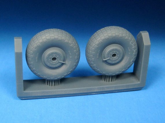 1/72 De Havilland Mosquito Late Mainwheels Block Tread