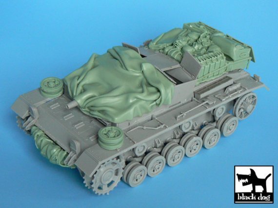 1/35 Stug III C/D accessories set (DRAG)