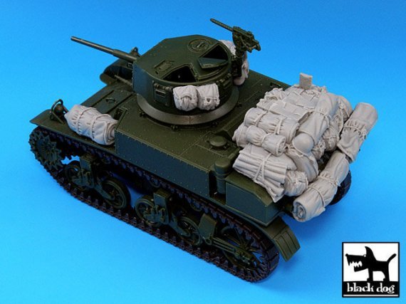 1/35 M3A1 Stuart accessories set (ACAD)