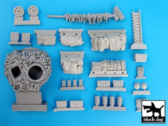 1/35 British Sherman Firefly hessian tape camo net