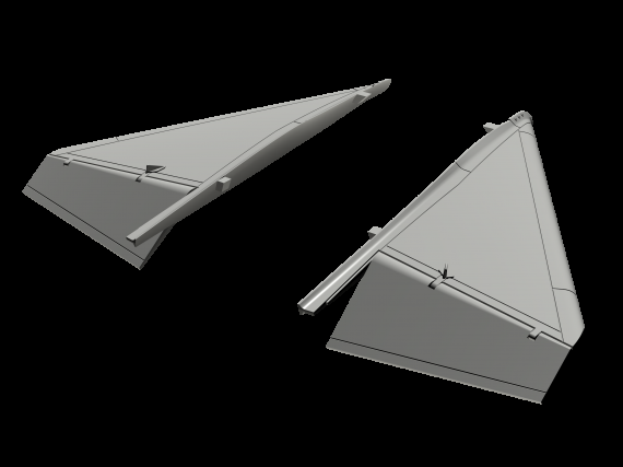 1/48 AJ-37/SF-37/SH-37 Viggen Canard correction set