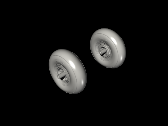 1/48 Bristol Blenheim Mk.IMk.IF main wheels